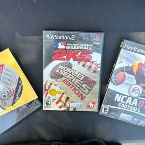 PS2 PlayStation 2 bundle of 4 games (mlb)